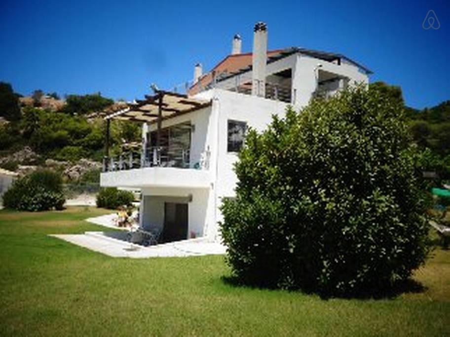 Villa Marvelous House By The Sea Vouliagmeni-See Exterior foto